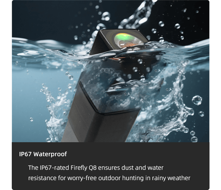 Unleash Summer Fun: Capture Every Splash with Firefly Q8’s IP67 Waterproof Power!(图4)